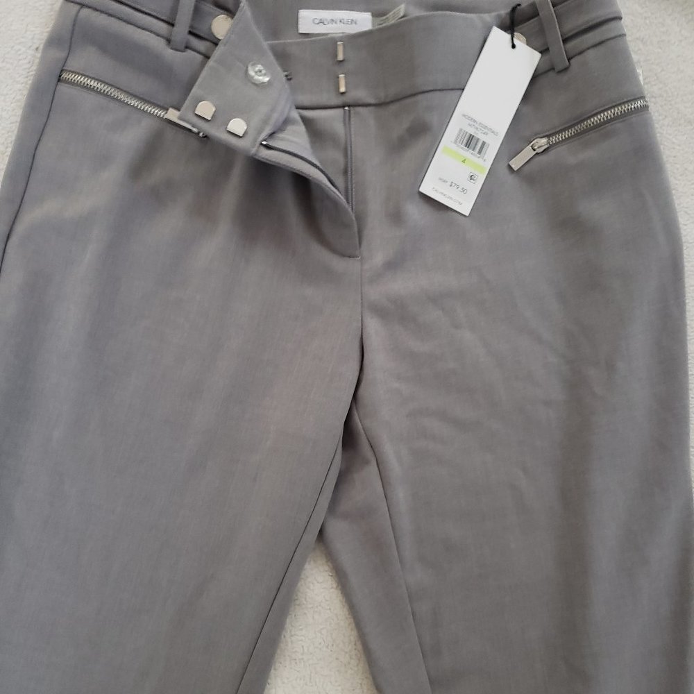 CALVIN KLEIN MODERN ESSENTIALS WOMEN'S GRAY PANTS